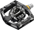 Ripper Mountain Bike Clipless Pedals, Rocker Clip/Spring-Loaded Clip-In Mechanism, Compatible with SPD Cleats, 9/16" Crmo Axle Bicycle Pedals for Mtb/Gravel Cycling