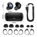 Baseus Bowie MA10 Pro Wireless Earphones 48dB Active Noise Cancellation 5.3 Earbuds 40H Battery Life IPX6 Waterproof
